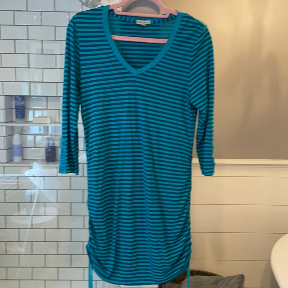 Mod-O-Doc Blue Tunic/Coverup - Size M